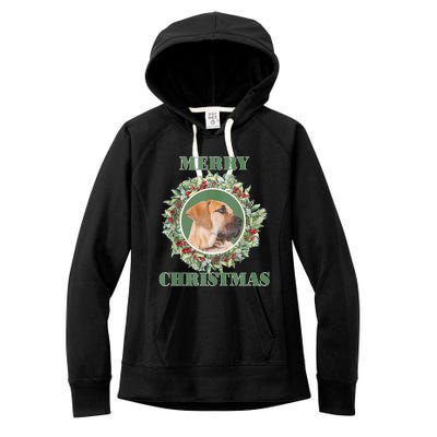 Merry Christmas Boerboel Tank Top Women's Fleece Hoodie