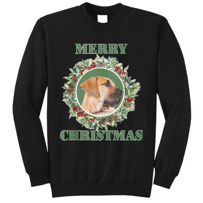 Merry Christmas Boerboel Tank Top Tall Sweatshirt