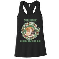 Merry Christmas Boerboel Tank Top Women's Racerback Tank