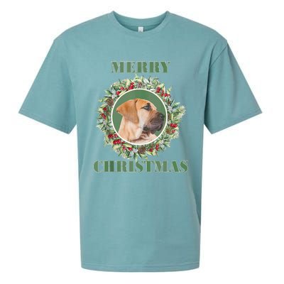 Merry Christmas Boerboel Tank Top Sueded Cloud Jersey T-Shirt