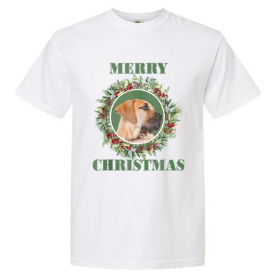 Merry Christmas Boerboel Tank Top Garment-Dyed Heavyweight T-Shirt