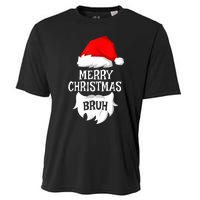 Merry Christmas Bruh Santa Xmas Family Matching Costume Cooling Performance Crew T-Shirt