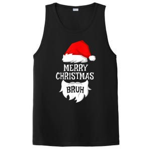 Merry Christmas Bruh Santa Xmas Family Matching Costume PosiCharge Competitor Tank