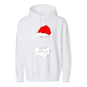 Merry Christmas Bruh Santa Xmas Family Matching Costume Garment-Dyed Fleece Hoodie