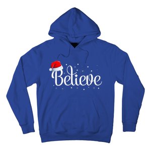 Merry Christmas Believe in Santa Claus Family Pajamas  Hoodie