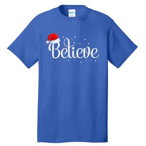 Merry Christmas Believe in Santa Claus Family Pajamas  Tall T-Shirt