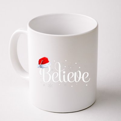 Merry Christmas Believe in Santa Claus Family Pajamas  Coffee Mug