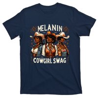 Melanin Cowgirls Black History African Melanin Cowgirl Swag T-Shirt