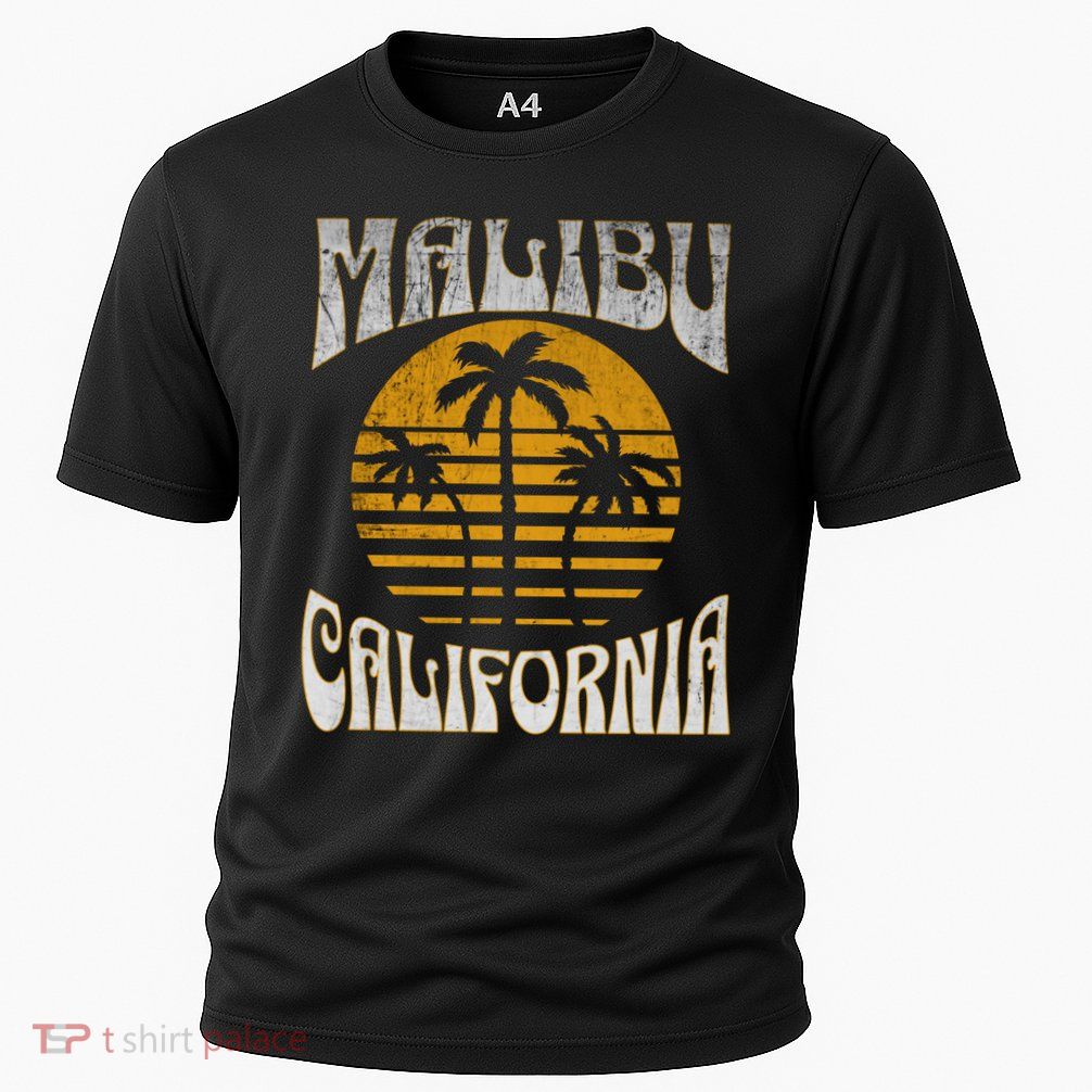 Malibu California Beach Summer Vacation Vintage Gift Performance Shirt