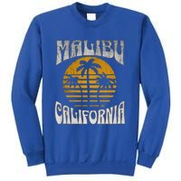 Malibu California Beach Summer Vacation Vintage Gift Sweatshirt