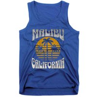 Malibu California Beach Summer Vacation Vintage Gift Tank Top