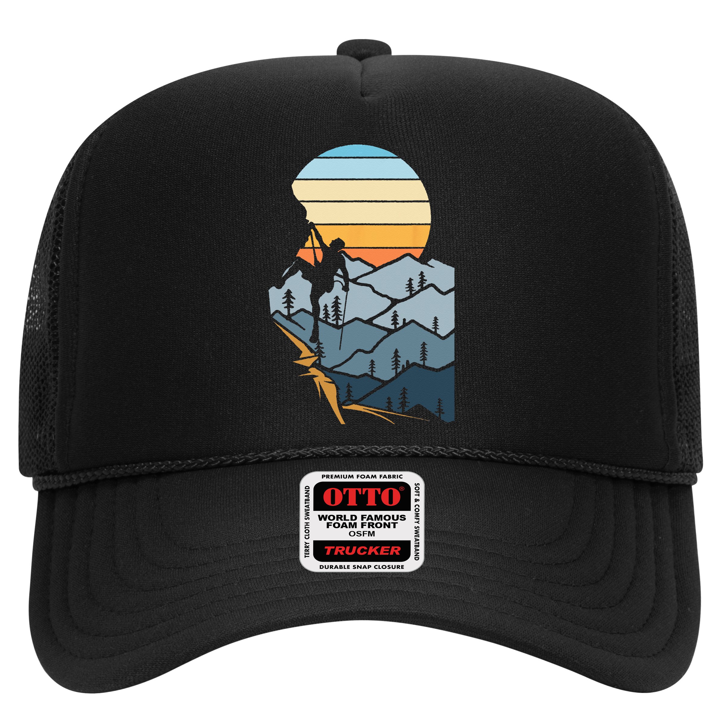 Mountain Climber Boulder Sports Hobby Retro Rock Climbing Hat