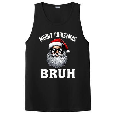 Merry Christmas Bruh Meme Funny Saying For Brother PosiCharge Competitor Tank