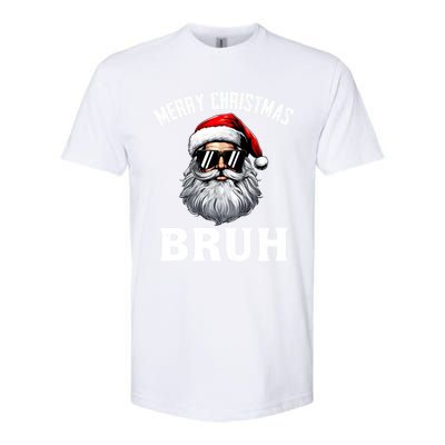 Merry Christmas Bruh Meme Funny Saying For Brother Softstyle® CVC T-Shirt