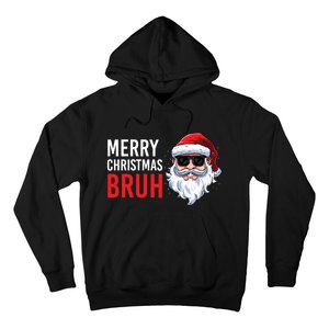 Merry Christmas Bruh Meme Funny Saying For Brother Hoodie