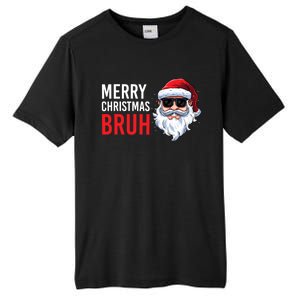 Merry Christmas Bruh Meme Funny Saying For Brother Tall Fusion ChromaSoft Performance T-Shirt