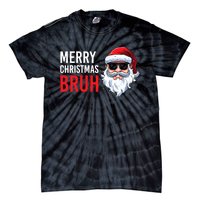 Merry Christmas Bruh Meme Funny Saying For Brother Tie-Dye T-Shirt