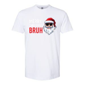 Merry Christmas Bruh Meme Funny Saying For Brother Softstyle CVC T-Shirt