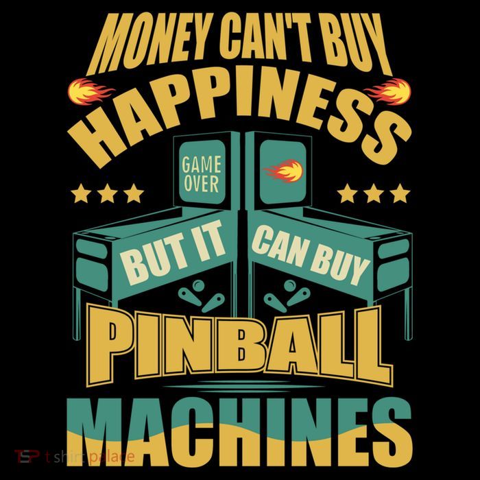 Money Cant Buy Happiness But It Can Buy Pinball Machines Stripe Pom Pom Beanie