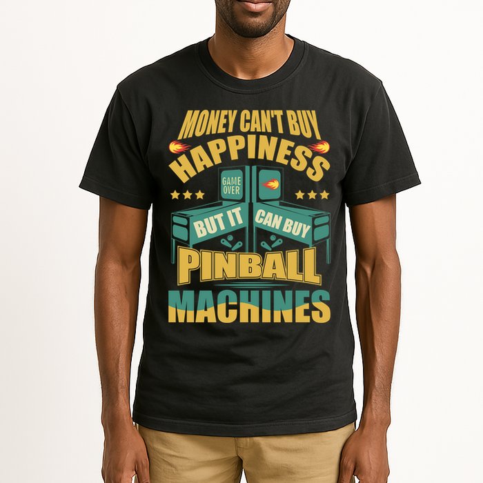 Money Cant Buy Happiness But It Can Buy Pinball Machines Tall T-Shirt