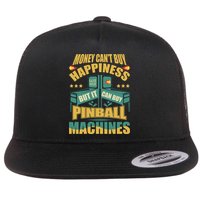 Money Cant Buy Happiness But It Can Buy Pinball Machines Flatbill Hat