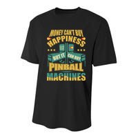Money Cant Buy Happiness But It Can Buy Pinball Machines Youth Performance Sprint T-Shirt