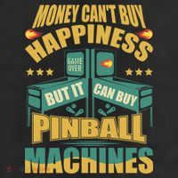 Money Cant Buy Happiness But It Can Buy Pinball Machines 25L Jumbo Tote