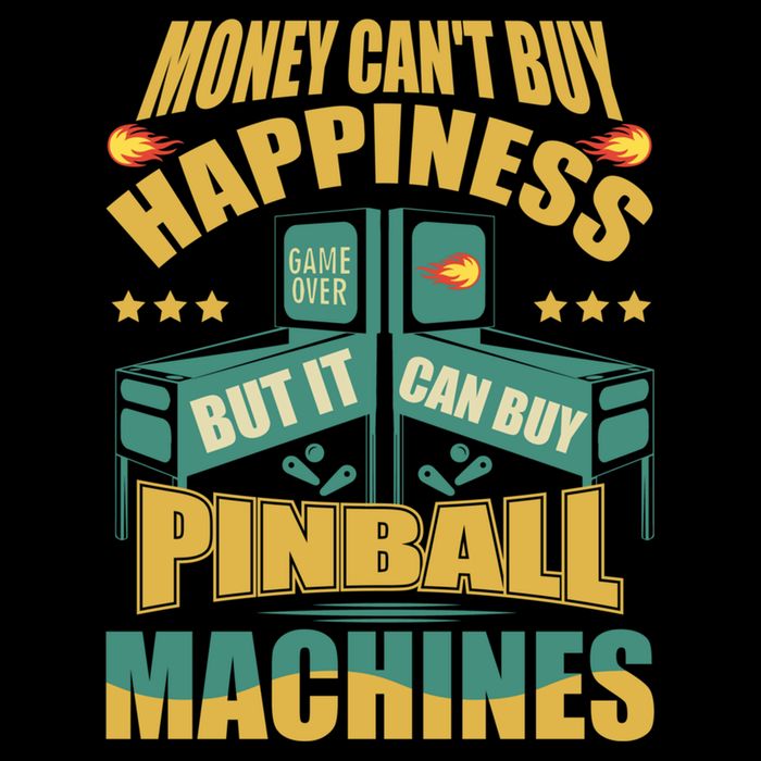 Money Cant Buy Happiness But It Can Buy Pinball Machines Short Acrylic Beanie