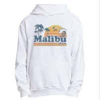 Malibu California Beach Vacation Cute Vintage Cali 70s Retro Urban Pullover Hoodie