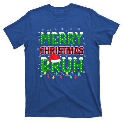 Merry Christmas Bruh Holiday Festive T-Shirt