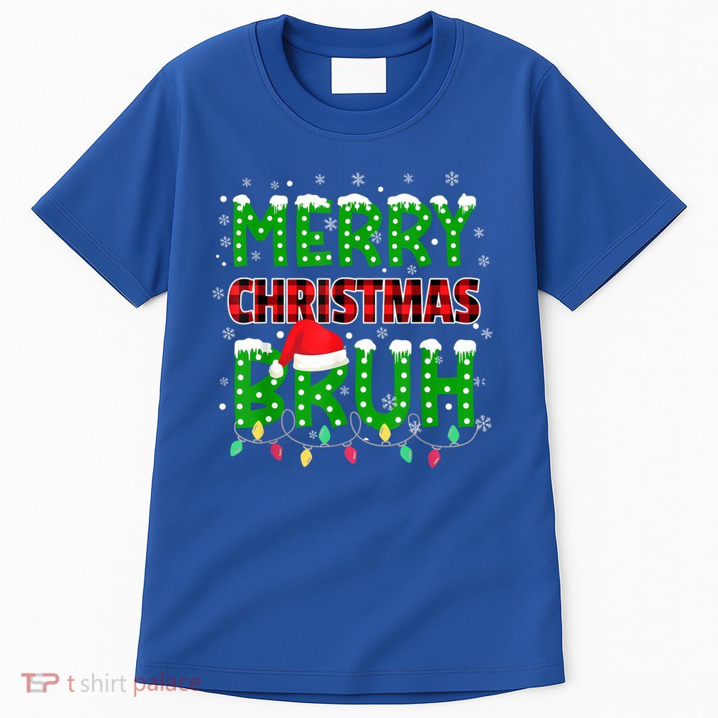 Merry Christmas Bruh Holiday Festive Tall T-Shirt