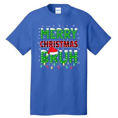 Merry Christmas Bruh Holiday Festive Tall T-Shirt