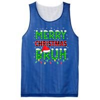 Merry Christmas Bruh Holiday Festive Mesh Reversible Basketball Jersey Tank