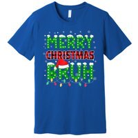 Merry Christmas Bruh Holiday Festive Premium T-Shirt