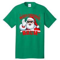 Merry Christmas Bruh Santa Claus Funny Tall T-Shirt