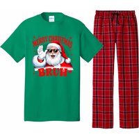 Merry Christmas Bruh Santa Claus Funny Pajama Set