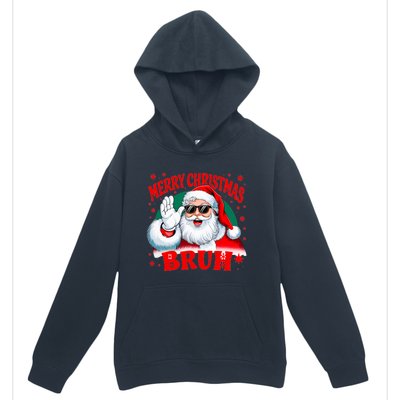 Merry Christmas Bruh Santa Claus Funny Urban Pullover Hoodie