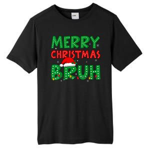 Merry Christmas Bruh Meme Funny Holiday Tall Fusion ChromaSoft Performance T-Shirt