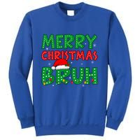 Merry Christmas Bruh Meme Funny Holiday Sweatshirt