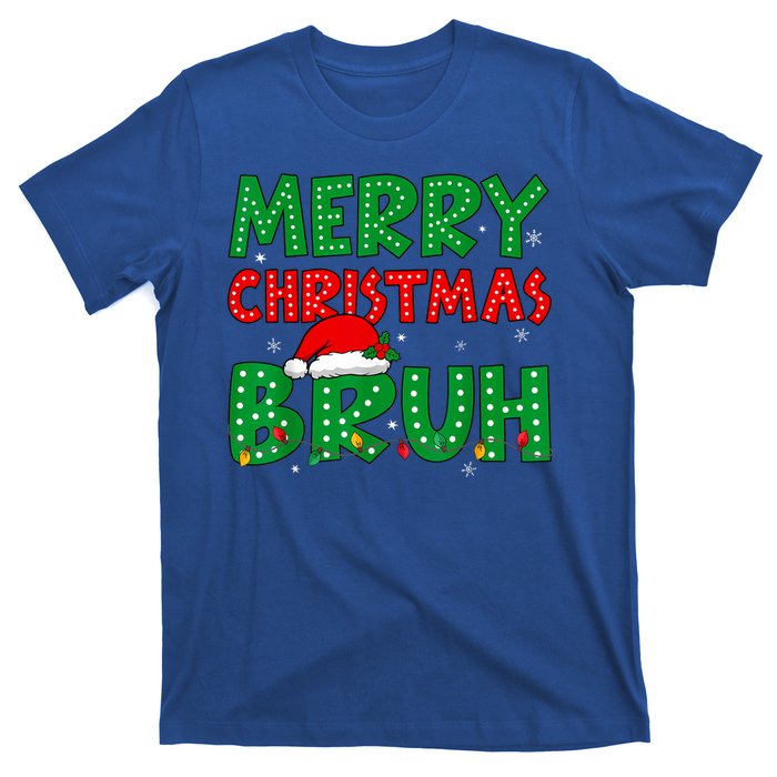 Merry Christmas Bruh Meme Funny Holiday T-Shirt