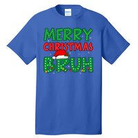 Merry Christmas Bruh Meme Funny Holiday Tall T-Shirt