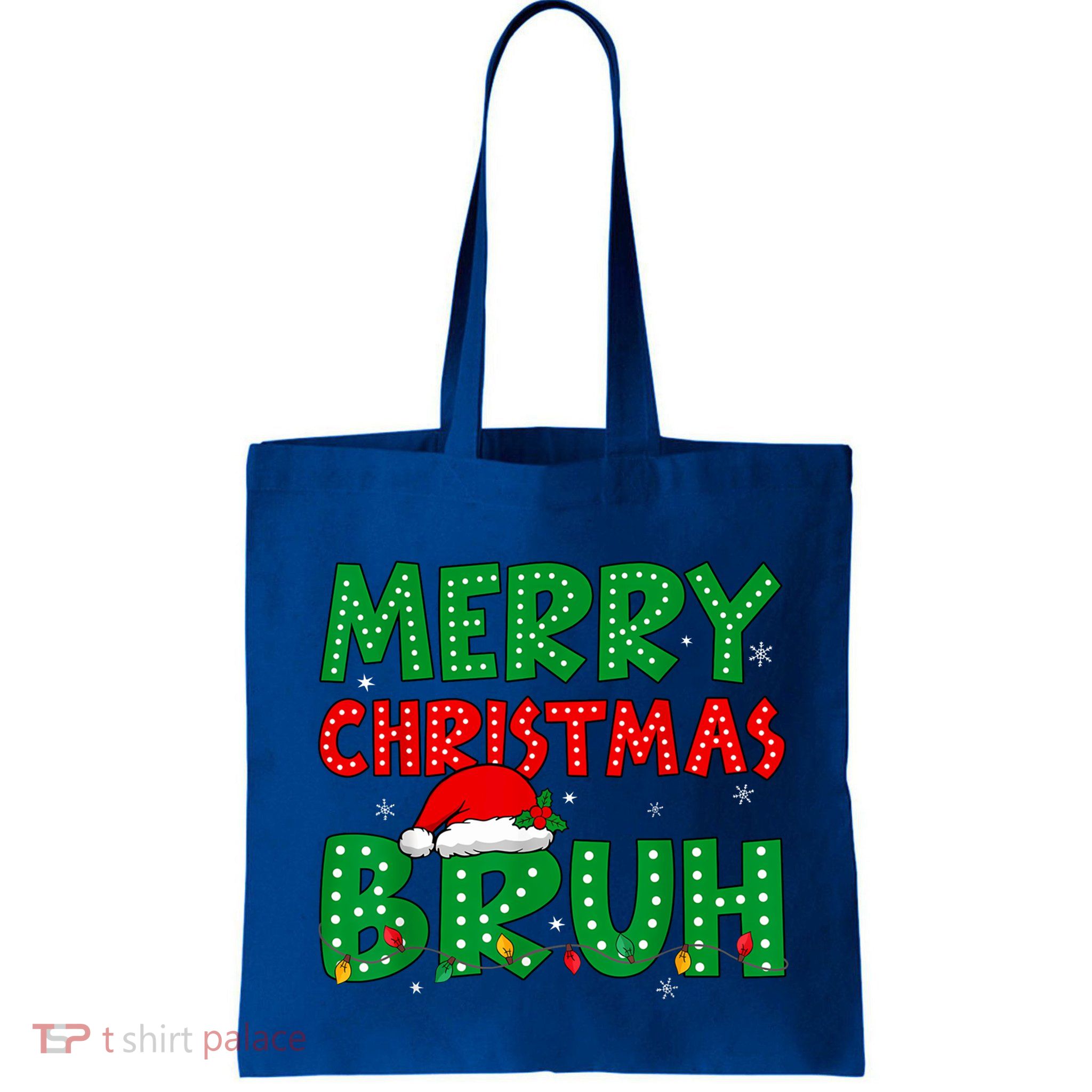 Merry Christmas Bruh Meme Funny Holiday Bag