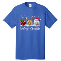 Merry Christmas Basketball Ball Costume Basketball Xmas Gift Tall T-Shirt