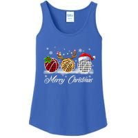 Merry Christmas Basketball Ball Costume Basketball Xmas Gift Ladies Essential Tank