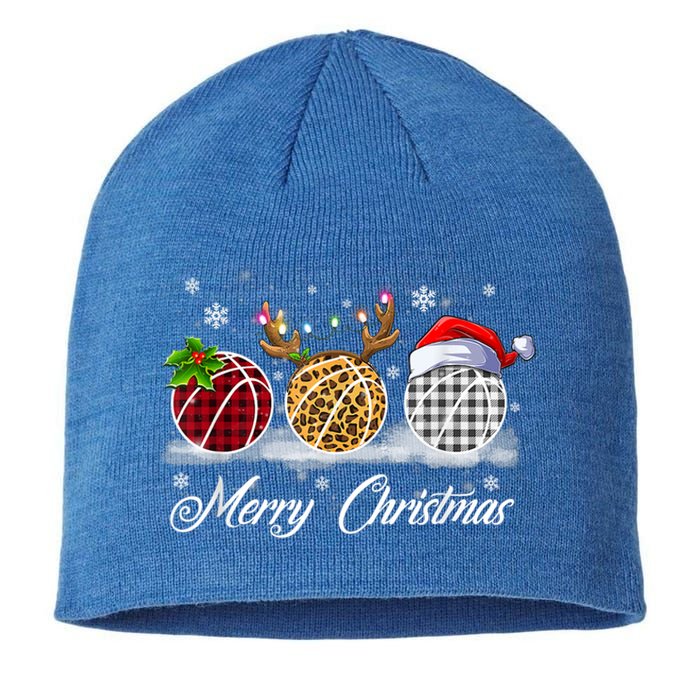 Merry Christmas Basketball Ball Costume Basketball Xmas Gift Sustainable Beanie