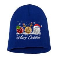 Merry Christmas Basketball Ball Costume Basketball Xmas Gift Short Acrylic Beanie