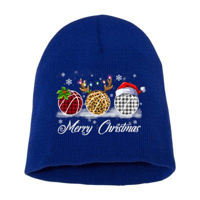 Merry Christmas Basketball Ball Costume Basketball Xmas Gift Short Acrylic Beanie