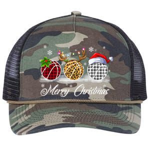 Merry Christmas Basketball Ball Costume Basketball Xmas Gift Retro Rope Trucker Hat Cap