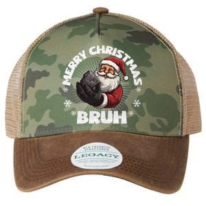 Merry Christmas Bruh Funny Naughty List Coal Xmas Long Sleeve Legacy Tie Dye Trucker Hat