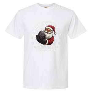 Merry Christmas Bruh Funny Naughty List Coal Xmas Long Sleeve Garment-Dyed Heavyweight T-Shirt